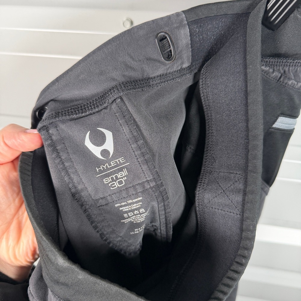 Hylete Womens Small 30 Black Athletic Training Pants Zipper Pockets Stretch - Picture 5 of 5